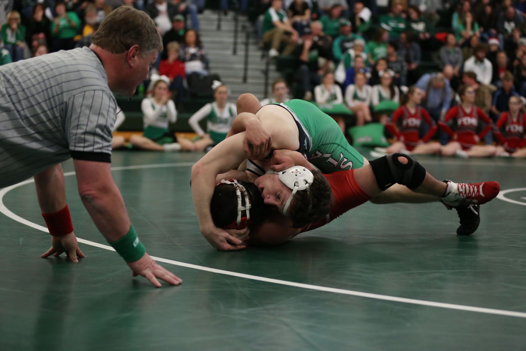 Osage, Forest City, Clarion and New Hampton wrestling, Dec. 22, 2017